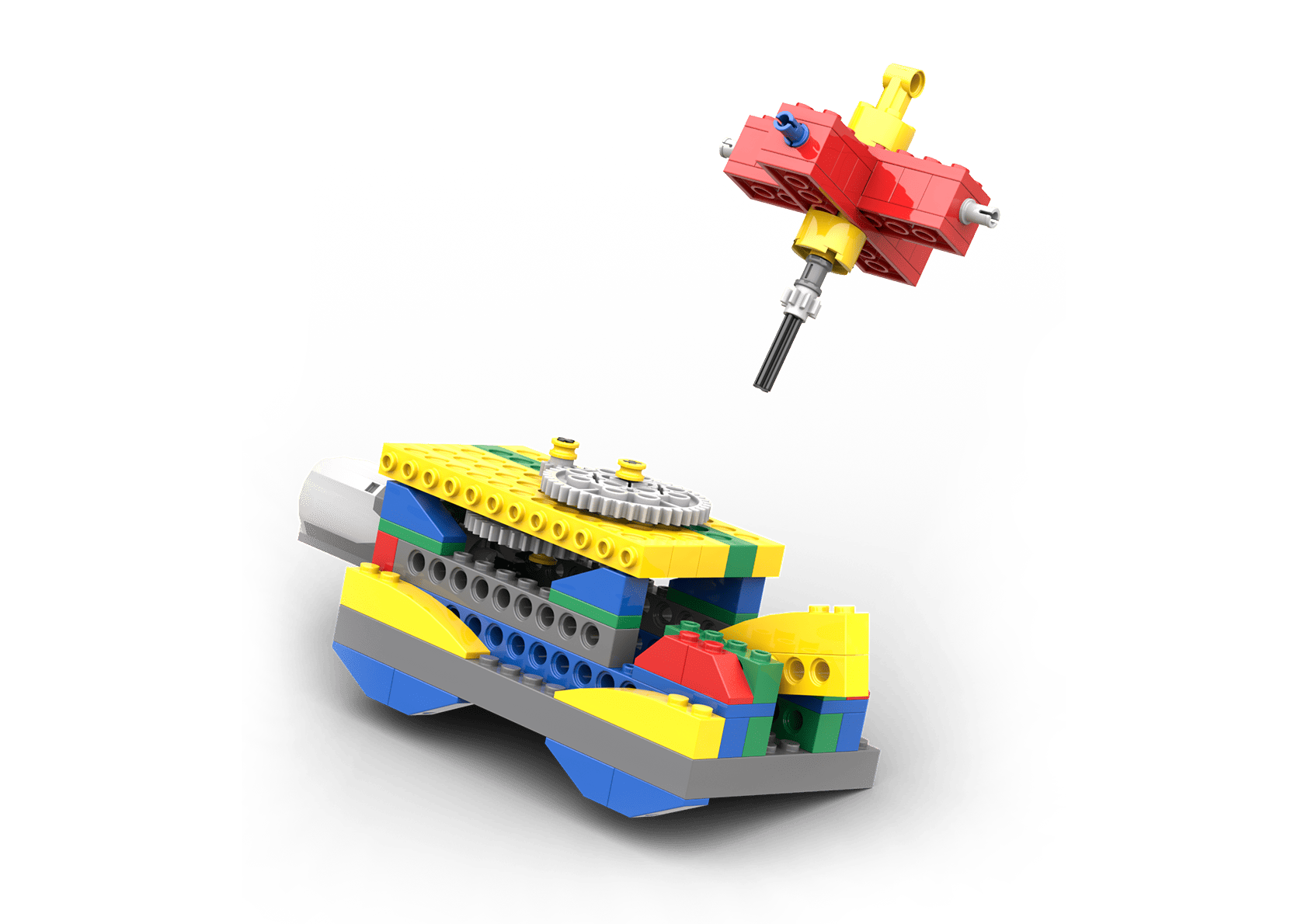spinning top bouncer